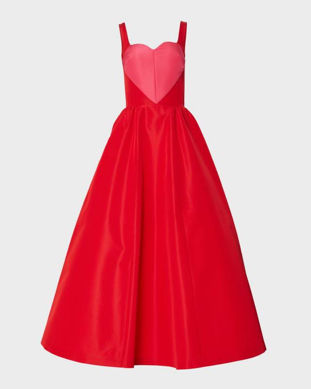 Heart Shape Full Skirt Dress